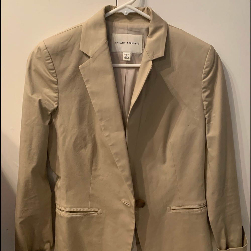 Banana Republic Blazer - tan size 4